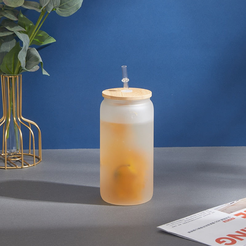 16oz Frosted/Libbey Glass Sublimation Tumbler – Light Harvest Designs